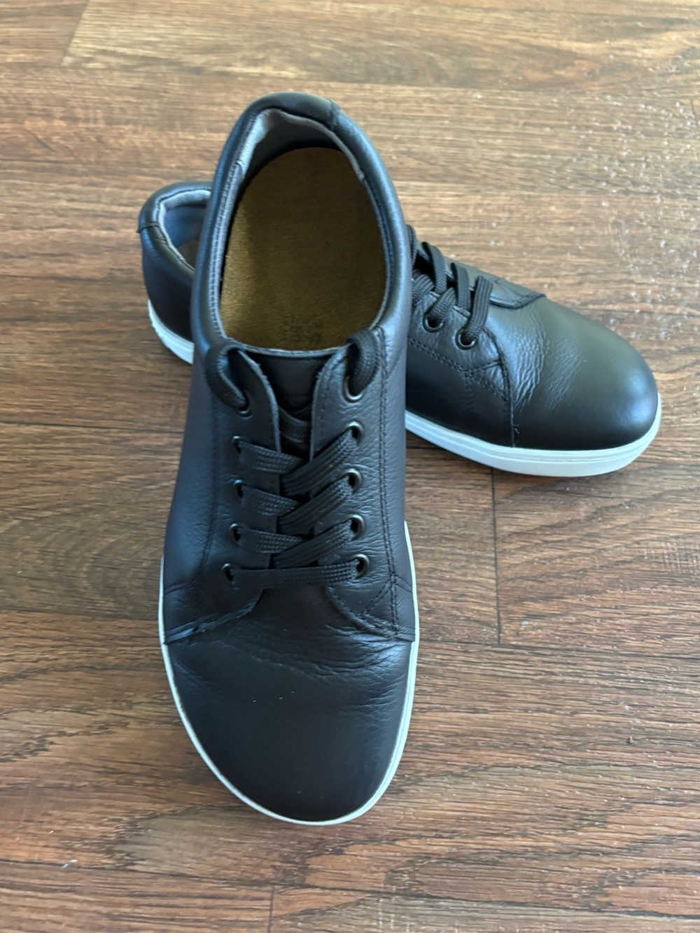 Birkenstock QO 500 Black Leather Work Safety Shoes Sneakers Sz:39 US Women 8-8.5